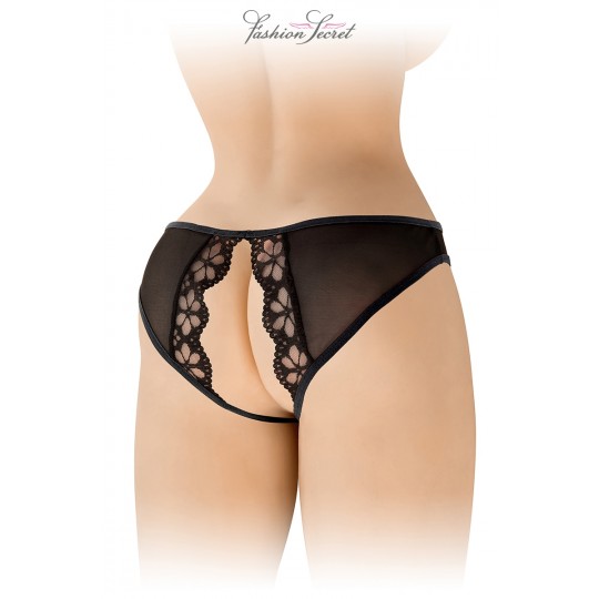 Culotte noire ouverte Ambre - Fashion Secret 2